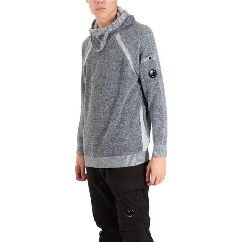 Hooded sweater with drawstring , male, Sizes: L, XL, M - C.P. Company - Modalova