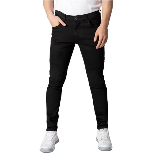 Zip and Button Men's Trousers , male, Sizes: 2XS - Antony Morato - Modalova