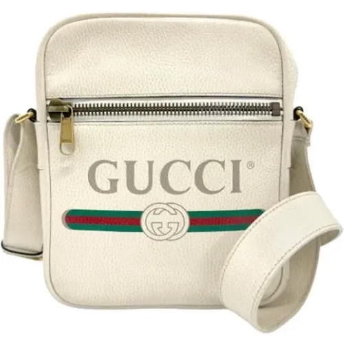 Pre-owned Leather shoulder-bags , male, Sizes: ONE SIZE - Gucci Vintage - Modalova