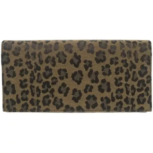 Pre-owned Wallets, female, , Size: ONE SIZE Pre-owned Canvas wallets - Fendi Vintage - Modalova