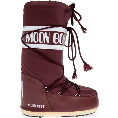 Winter Boots, female, , Size: 9 US Icon Nylon snow boots - moon boot - Modalova