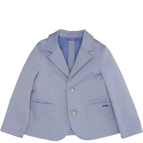 Klares Blaues Junior-Jacke Klassischer Stil - Emporio Armani - Modalova