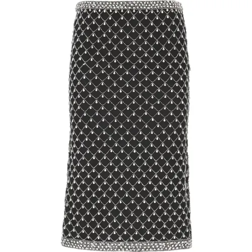 Strass Skirt , female, Sizes: L, M, XS, S - pinko - Modalova