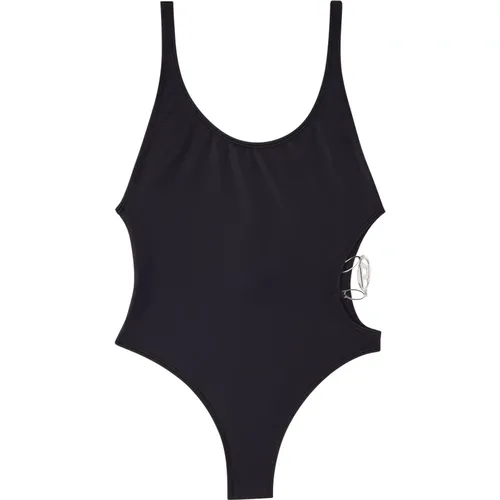 Swimsuit with Oval D plaque , female, Sizes: L, M, S - Diesel - Modalova