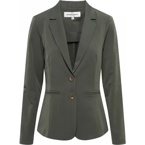 Phileine Travel An-Army Blazer , female, Sizes: XS - &Co Woman - Modalova