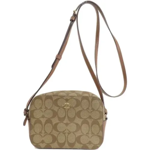 Pre-owned Cross Body Bags, female, , Size: ONE SIZE Pre-owned Canvas shoulder-bags - Coach Pre-owned - Modalova