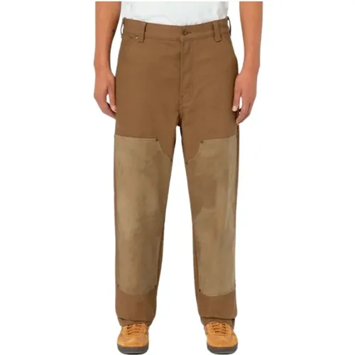 Wide Trousers, male, , Size: W28 Brushed Duck Canvas Trousers - Dickies - Modalova