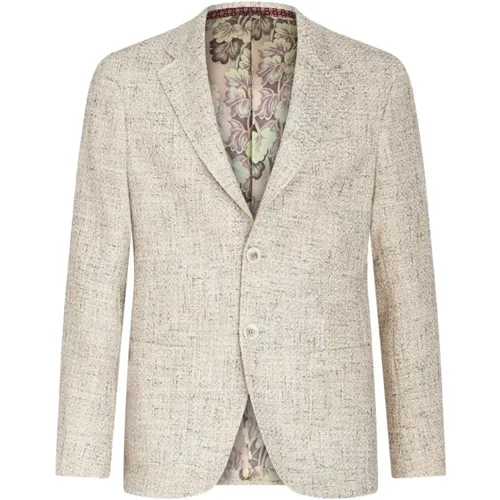 Roma Sport Beige Jacket , male, Sizes: M - ETRO - Modalova