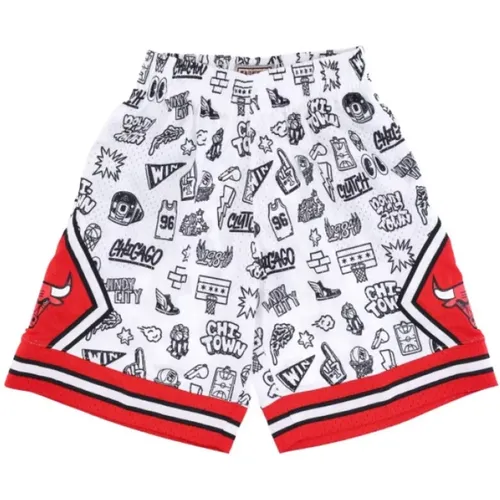 Training Shorts, male, , Size: XL basketball jersey shorts - Mitchell & Ness - Modalova
