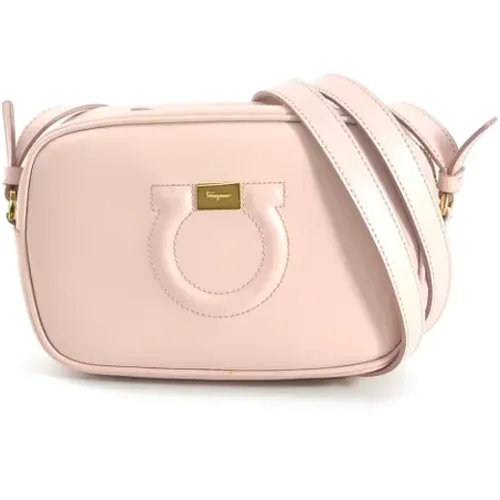 Pre-owned Cross Body Bags, female, , Size: ONE SIZE Pre-owned Leather shoulder-bags - Salvatore Ferragamo Pre-owned - Modalova