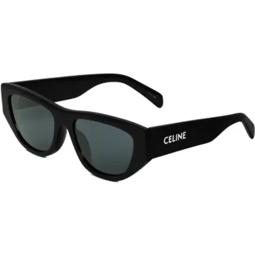 Cat-Eye Sunglasses Monochroms Collection , female, Sizes: 55 MM - Celine - Modalova