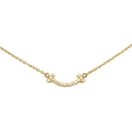 Pre-owned Jewellery, female, , Size: ONE SIZE Pre-owned Gold necklaces - Tiffany & Co. Pre-owned - Modalova