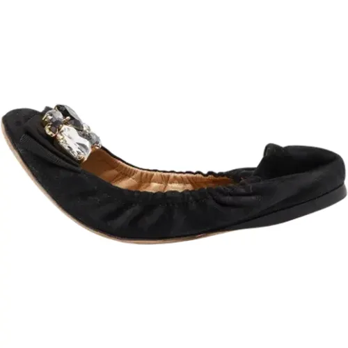 Pre-owned Suede flats , female, Sizes: 3 UK - Dolce & Gabbana Pre-owned - Modalova