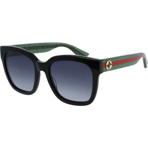 Women Accessories Sunglasses Black Ss23 , female, Sizes: 54 MM - Gucci - Modalova