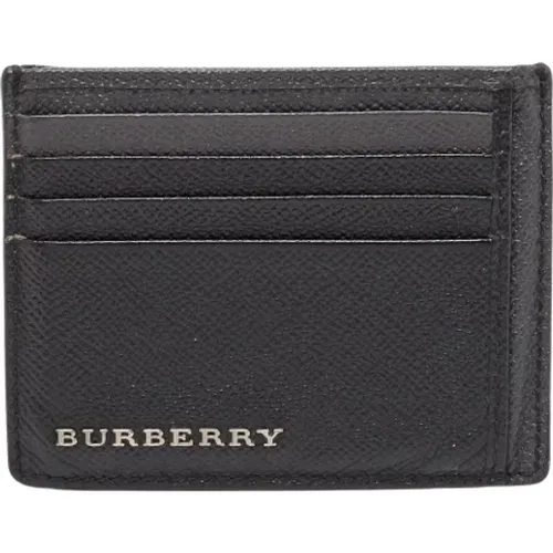 Pre-owned Wallets, male, , Size: ONE SIZE Pre-owned Leather wallets - Burberry Vintage - Modalova