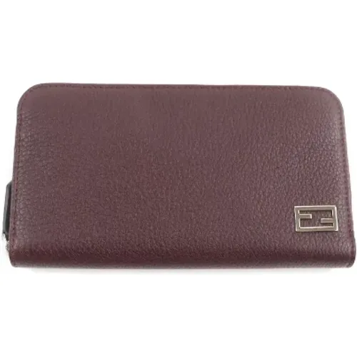 Pre-owned Wallets, female, , Size: ONE SIZE Pre-owned Leather wallets - Fendi Vintage - Modalova