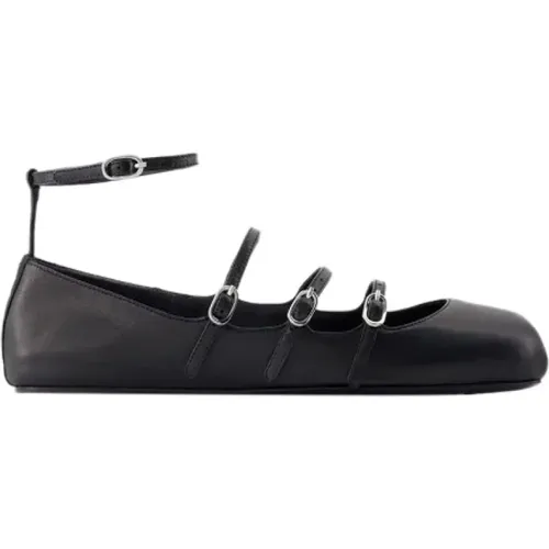 Leder flats Alexander McQueen - alexander mcqueen - Modalova