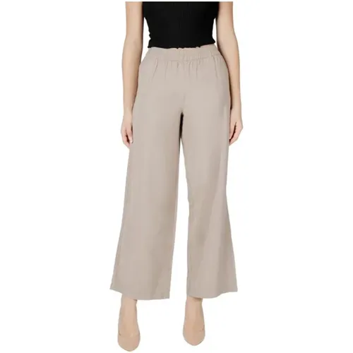 Wide Trousers, female, , Size: W32 Viscose Modern Pants - Only - Modalova