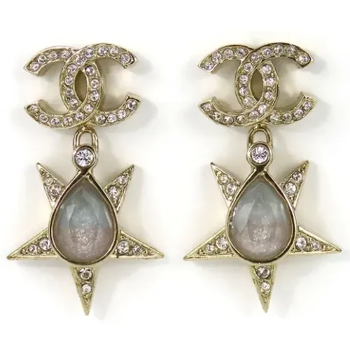 Pre-owned Jewellery, female, , Size: ONE SIZE Pre-owned Metal earrings - Chanel Vintage - Modalova