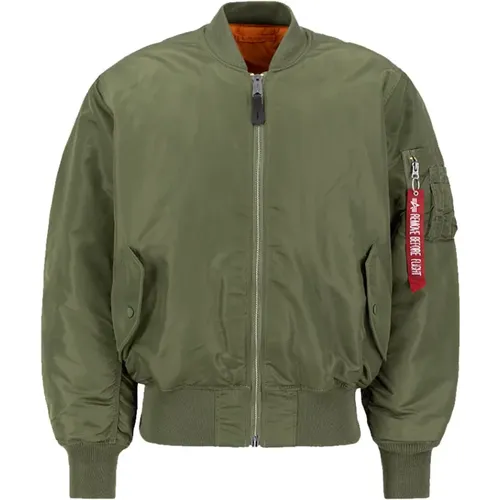 Bomber Jackets, male, , Size: L Stylish Coats Collection - alpha industries - Modalova