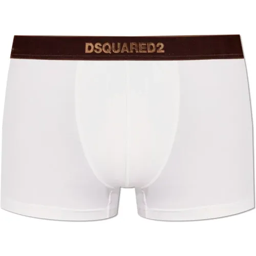 Bottoms, male, , Size: XL Cotton boxers - Dsquared2 - Modalova