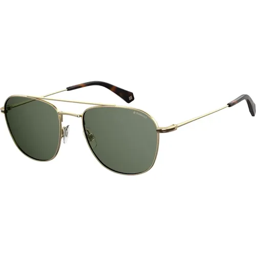 Gold/Green Sunglasses PLD 2084/G/S , male, Sizes: 57 MM - Polaroid - Modalova