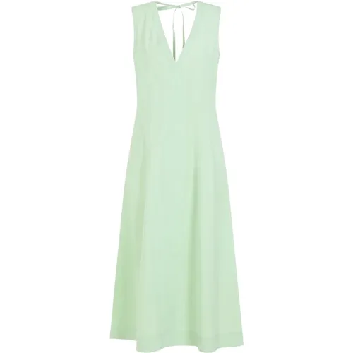 Fresh Mint Cotton Midi Dress , female, Sizes: XS - Bottega Veneta - Modalova