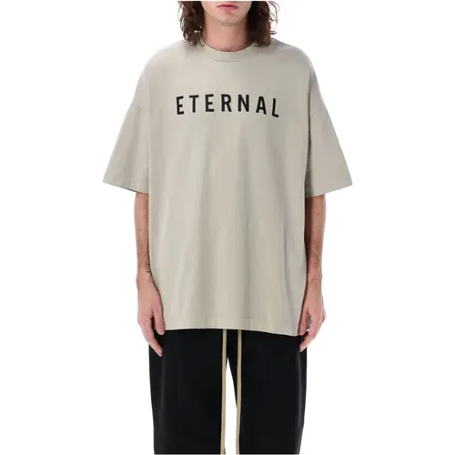 T-Shirts, male, , Size: S Eternal T-Shirt Dove Grey - Fear Of God - Modalova