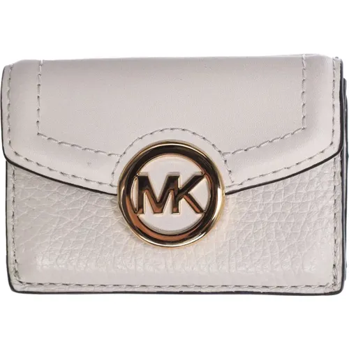 Leather Trifold Wallet with Card Slots , female, Sizes: ONE SIZE - Michael Kors - Modalova