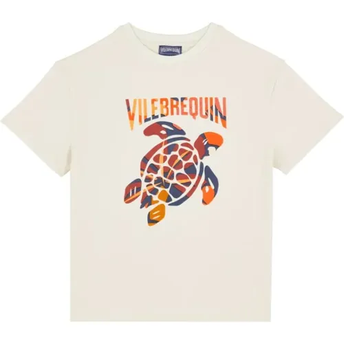 Turtles Monoi T-Shirt aus Bio-Baumwolle mit Puffer-Print für Jungen - Vilebrequin - Modalova