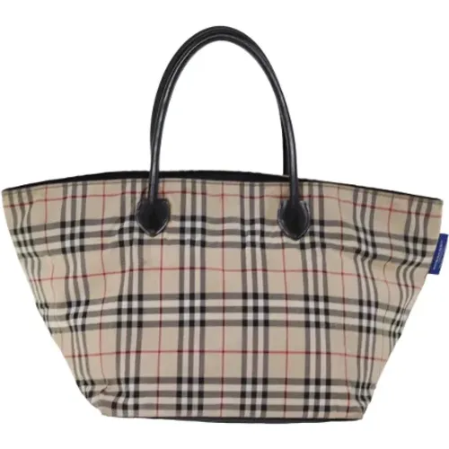 Pre-owned Tote Bags, female, , Size: ONE SIZE Pre-owned Fabric handbags - Burberry Vintage - Modalova