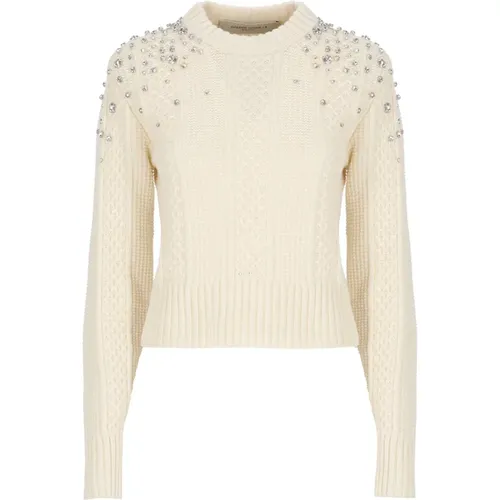 Sweaters Ivory , female, Sizes: L - Golden Goose - Modalova