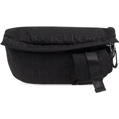 Belt Bags, male, , Size: ONE SIZE Belt bag with logo - Iceberg - Modalova