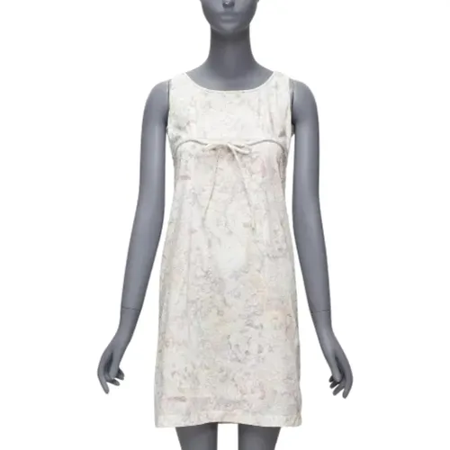 Pre-owned Cotton dresses , female, Sizes: XS - Chanel Vintage - Modalova