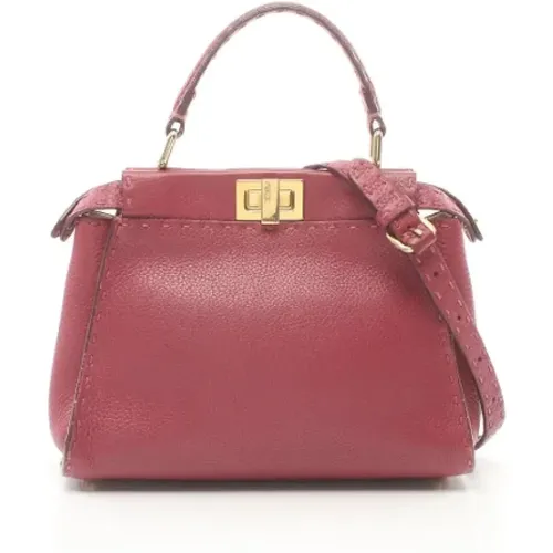 Pre-owned Leather handbags , female, Sizes: ONE SIZE - Fendi Vintage - Modalova