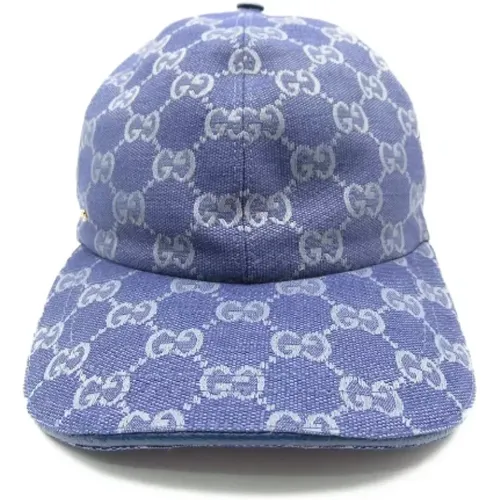 Pre-owned Canvas hats , female, Sizes: ONE SIZE - Gucci Vintage - Modalova