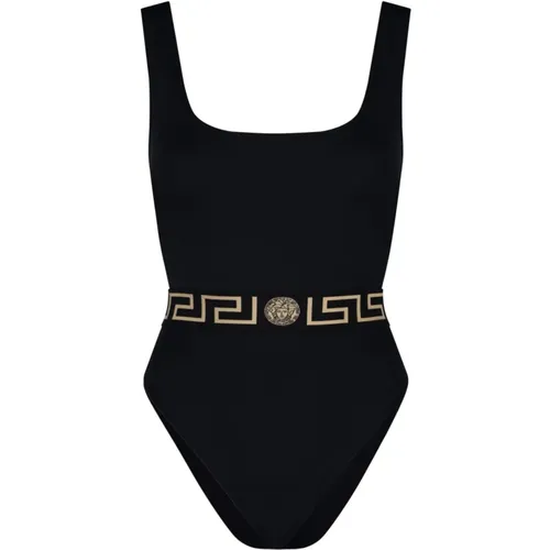 Schwarze Marinekleidung , Damen, Größe: 2XL - Versace - Modalova