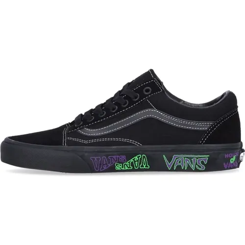 Sneakers, male, , Size: 11 US Blackout Low-Top Sneaker with Iconic Stripes - Vans - Modalova