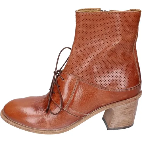 Vintage Leder Stiefeletten für Frauen - MOMA - Modalova