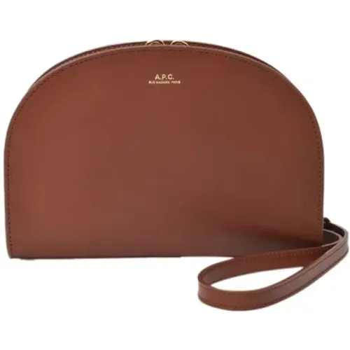Leather shoulder-bags , female, Sizes: ONE SIZE - A.p.c. - Modalova
