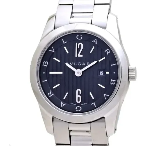 Pre-owned Stainless Steel watches , female, Sizes: ONE SIZE - Bvlgari Vintage - Modalova