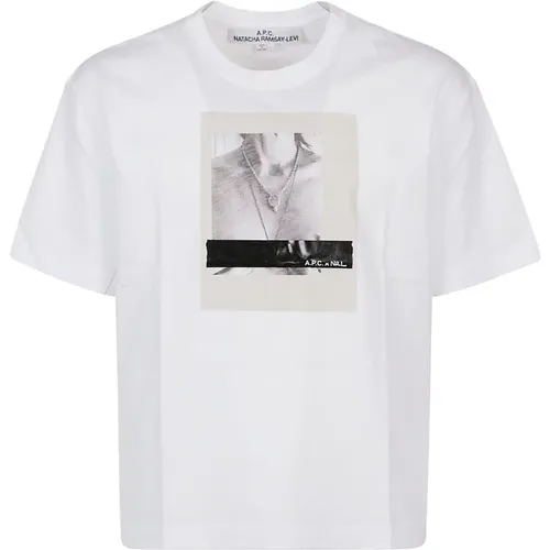 Noir New Haven T-Shirt , Herren, Größe: XL - A.p.c. - Modalova