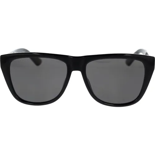 Iconic Sunglasses with Uniform Lenses , unisex, Sizes: 57 MM - Gucci - Modalova