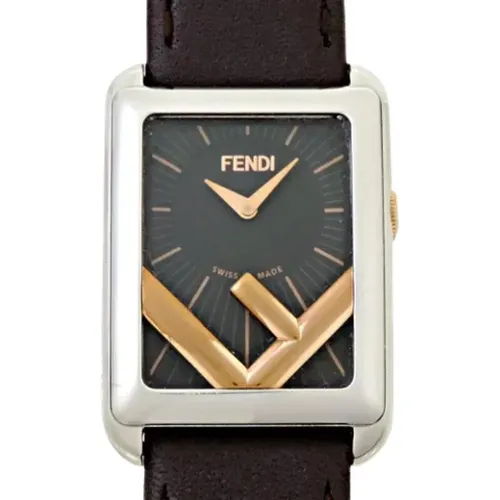 Pre-owned Watches, female, , Size: ONE SIZE Pre-owned Stainless Steel watches - Fendi Vintage - Modalova