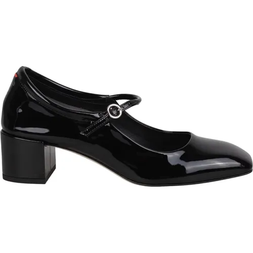 Leder Mary-Jane Pumps mit Schnallenverschluss - aeyde - Modalova