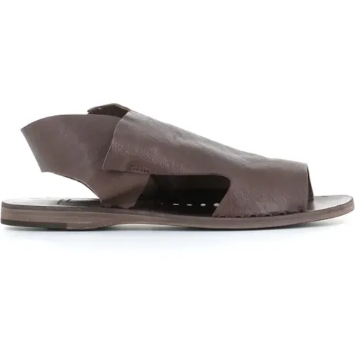 Handcrafted Dark Leather Sandals , female, Sizes: 5 UK - Officine Creative - Modalova