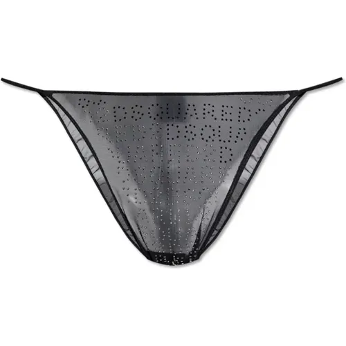 Bottoms, female, , Size: XL Panties with decorative finishing - Dsquared2 - Modalova