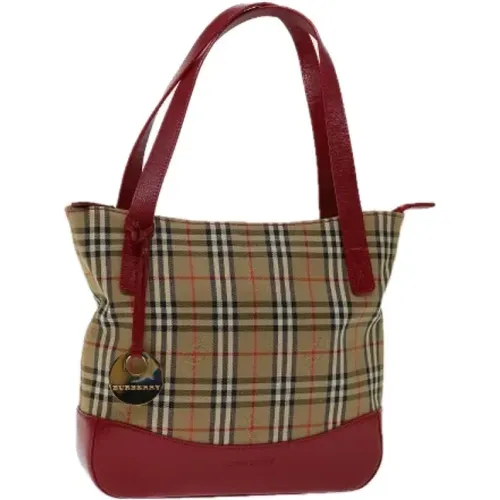 Pre-owned Cotton handbags , female, Sizes: ONE SIZE - Burberry Vintage - Modalova