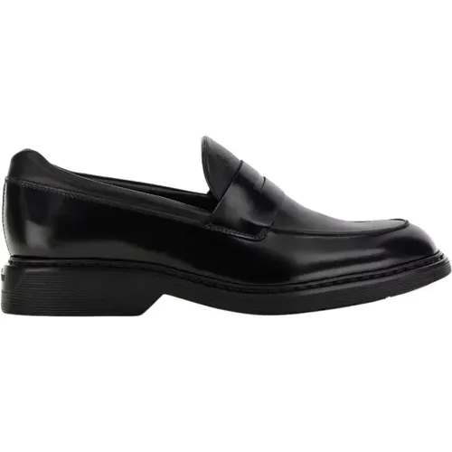 Flat shoes , male, Sizes: 7 1/2 UK, 6 1/2 UK, 7 UK, 5 UK, 9 UK, 10 UK, 8 UK - Hogan - Modalova