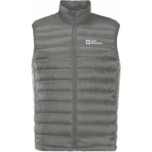 Grüne Outdoor-Weste , Herren, Größe: M - Jack Wolfskin - Modalova